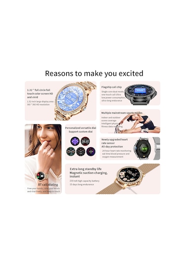 Xindoker Ip67 Su Geçirmez I58 Akıllı Saat (İthalatçı Garantili)