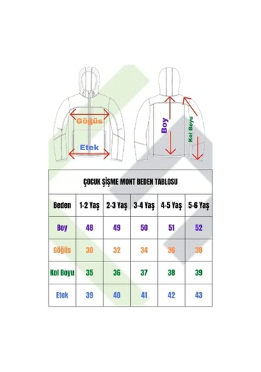 Freemen Erkek Çocuk Siyah Polarlı Kapüşonlu Su Geçirmez Rüzgara Dayanıklı Şişme Kışlık Mont Siyah