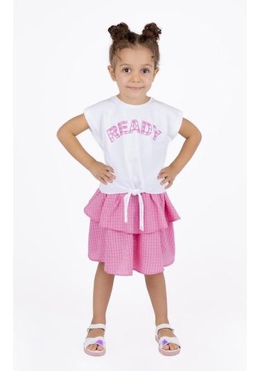 Bestkids Kız Çocuk Volanlı Etek 001