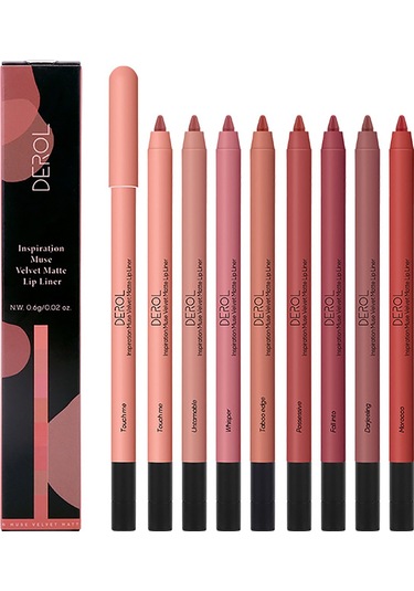 Mufunye Çok Amaçlı, Suya Dayanıklı Ve Mat Ruj Kalemi Seti - Kolay Uygulama Ve Uzun Süreli Kalıcılık