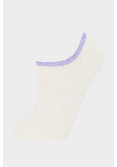 DeFacto Kız Çocuk 5'li Pamuklu Patik Çorap E6050A8NSKR1