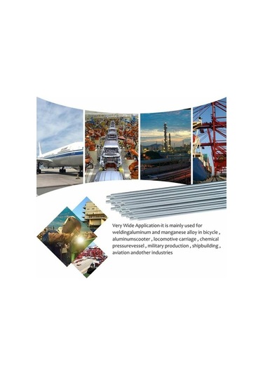 Didadodo Jms 20 Alüminyum Kaynak Çubukları, Katı Çekirdek, Akı Gerekmez, Düşük Erime Noktası, Korozyon Direnci