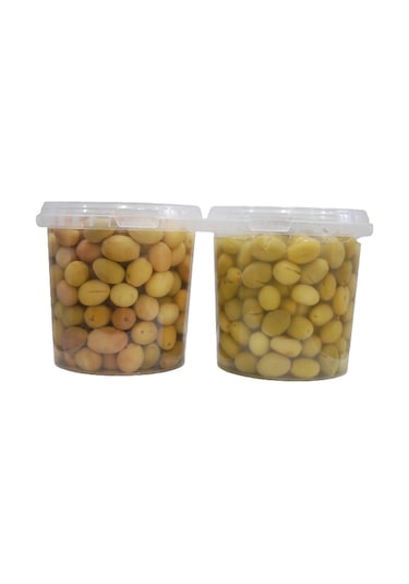 Sadıcım Çizik 650 Gr + Kırma 650 Gr Yeşil Zeytin Pet Kavanoz
