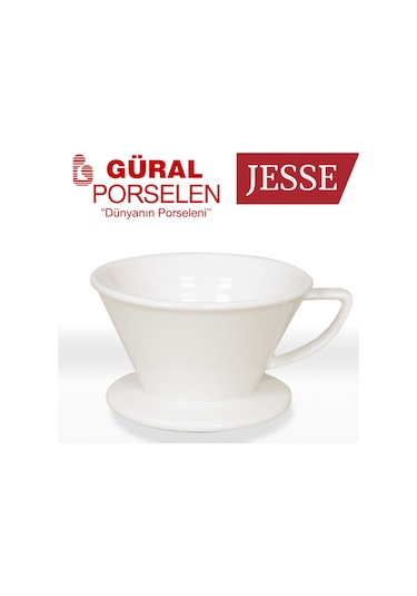 Güral Porselen Kalita Porselen Dripper Kahve Demleme 3. Nesil