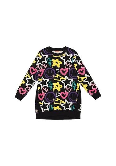 Denokids Mshb&g Street Style Kız Çocuk Elbise Çok Renkli