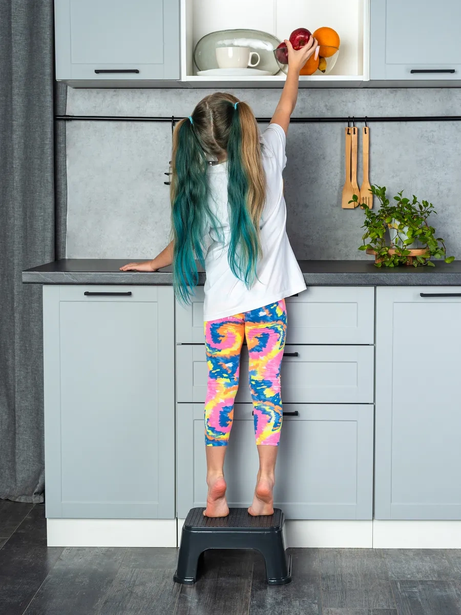 Al' Ternatıva Çocuklar İçin Basamak Tabure Ayak Desteği 421073218 Siyah