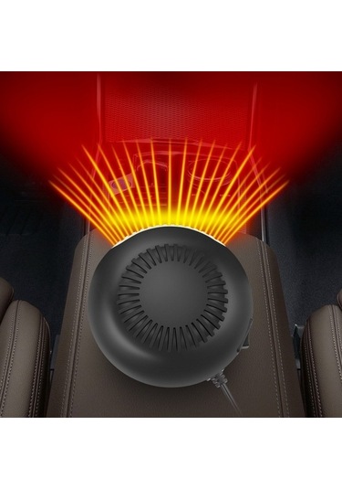 Dancemonkey Lichen Araba Isıtıcısı, Araba Camı Buğu Çözücü Ve Buz Çözücü Jd Siyah