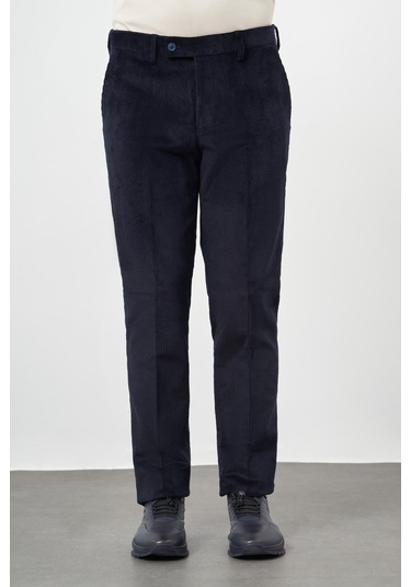 Koyu Lacivert Fitilli Desen Kadife Pamuklu Yan Cep Comfort Fit Classic Pantolon 1003245160 Koyu Lacivert Koyu Lacivert Fitilli Desen Kadife Pamuklu Yan Cep Comfort Fit Classic Pantolon 1003245160 Koyu Lacivert
