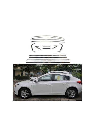 Chevrolet Cruze Hb Krom Cam Çerçevesi Set 2011 Sonrası 14 Parça