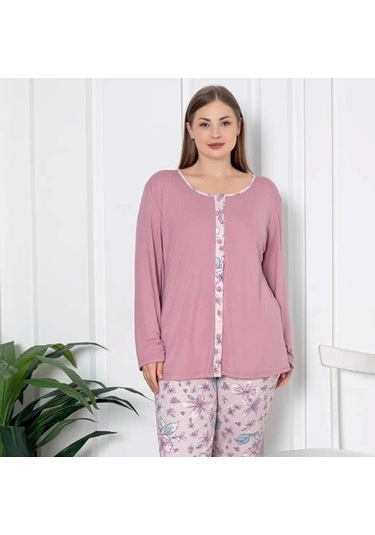 Limissi Desenli Pijama Takımı 24711 YAVRU AĞZI