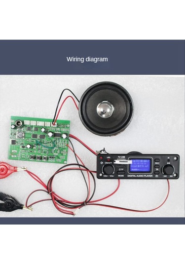 Qf Çalar Dekoder Kurulu 128x64 Dots Lcd Usb Sd Bt Fm Müzik Çalar