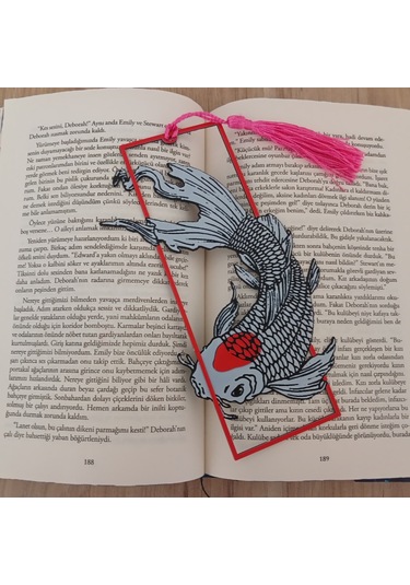 Kitap Ayracı - Tancho Koi