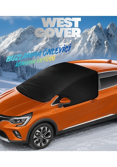 Alfa Romeo 75 Siyah Kar-buzlanma Önleyici Ön Cam Brandası,örtüsü