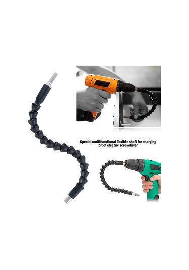 Ccgloball Esnek Şaft Tornavida Uzatma Bağlantı Çubuğu Matkap Ucu Tutucu 250 Mm Esnek Bağlantı Bağlantısı Elektrikli Alet Aksesuarları