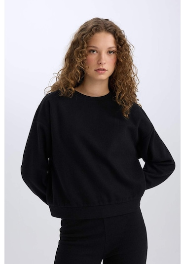 DeFacto 2'li Takım Basic Düz Bisiklet Yaka Üst Esnek Belli Uzun Alt E3841AXNSBK81 DeFacto 2'li Takım Basic Düz Bisiklet Yaka Üst Esnek Belli Uzun Alt E3841AXNSBK81