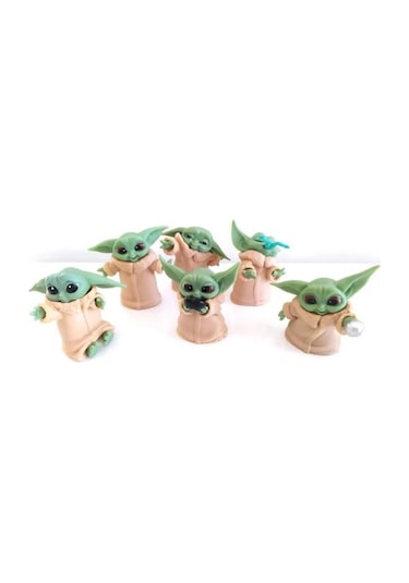 Star Wars 3d Baby Yoda Mini Figür Oyuncak 6cm Mm2679-1