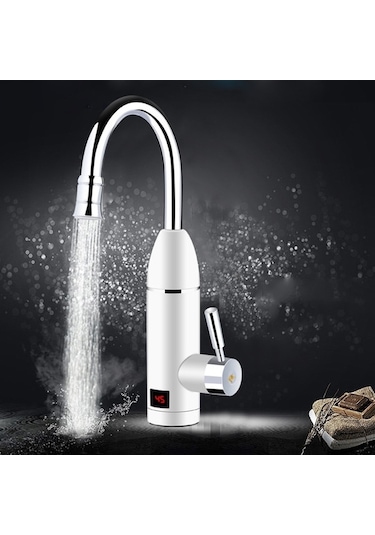Lavabo Musluğu İçin Elektrikli Led Ekran Anında Su Isıtıcı Lv -