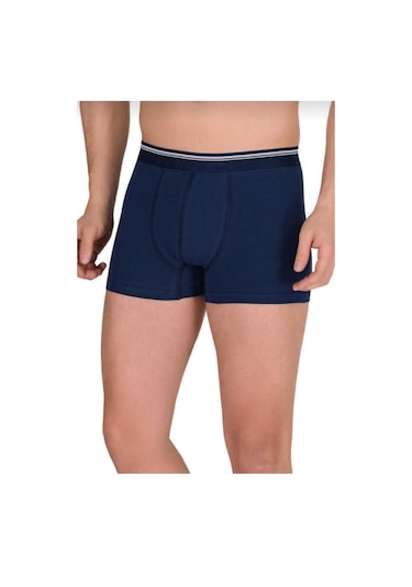 Berrak 1097 Erkek Likralı Düz Boxer 6 Adet 001