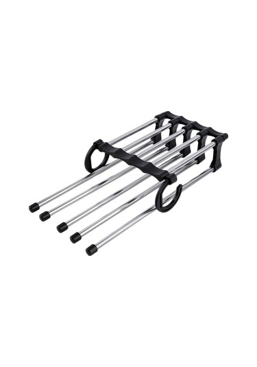 Dancemonkey 1 Adet Dolap Organizatörü Pantolon Raf Askılı Düzenleyici Ahşap