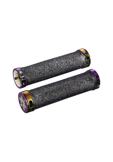 Supacaz Dk-07 Diamond Kush Elcik Black W/oil Slick Dh Star Ringz 34/129mm Siyah