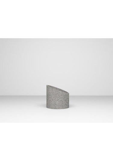 Nuano Consept Destina Serisi Yuvarlak Saksı Açık Gri 40x40