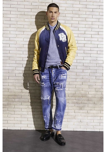 Dsquared2 Erkek Ceket S74am1451 S30664 470 Lacivert Lacivert