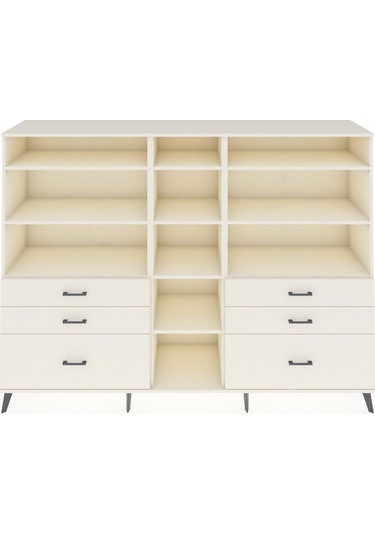 Hyperion Dolap 10 Raflı 6 Çekmeceli 220x44x163 Aytaşı-aytaşı Aytaşı-aytaşı