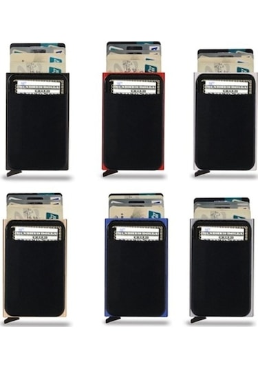 Trendooze Linjinxu Rfıd Metal Kart Kılıfı, Kredi Kartı Tutucu, Yeşil Diğer