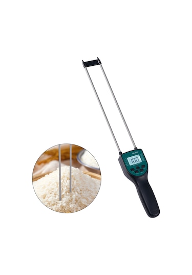 Teltree Tahıl Nem Ölçer Buğday Taneler İçin Metal Prob Ve Lcd Ekranlı, Sesli Hatırlatmalı, 14 Tahıl Türü Ölçebilen Nem Ölçüm Aleti Md7832 Pil Hariç