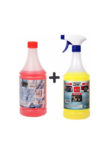 Oto Kalorifer ve Yağ Sök. Petek Temizleme İlacı Solventli 1 L N11.64