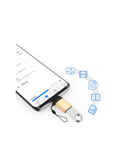 Usb3.0 To Type C Çevirici Dönüştürücü Otg Adaptör, Süper Hızlı,