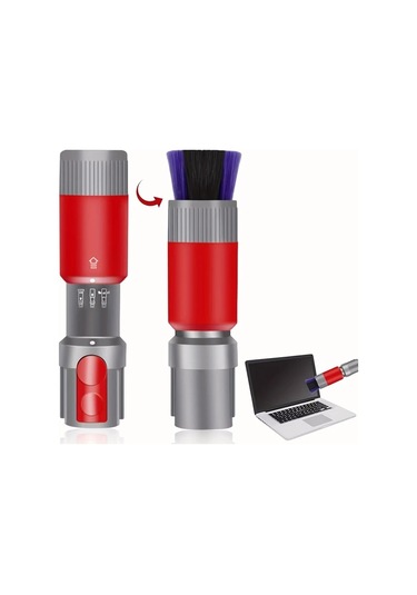 Fochsia Abs Malzeme 17.5cm Otomatik Temizleme Fonksiyonlu Yumuşak Fırça  V7 V8 V10 V11 V15 Aksesuarları İçin İz Bırakmaz Toz Temizleme Fırçası