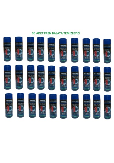 30 Adet Fren Balata Temizleyici Balata Spreyi Brake Cleaner 500 Ml X 30adet