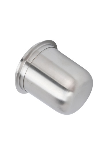 Geeroyoo 150ml Paslanmaz Çelik Kahve Toz Toplayıcı, 58mm İtalyan Kolu Uyumlu, Ellerden Kurtarır, Uçan Toz Engeller, Kolay Temizlenir Siyah Gri