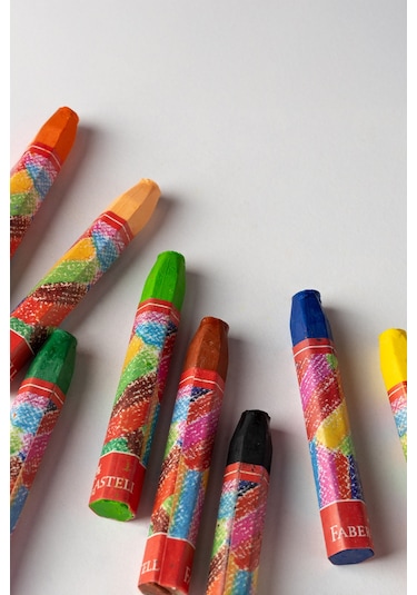 Faber-Castell Çantalı Pastel Boya, 18 Renk, Yumuşak ve Canlı Renkler, Etkili Uygulama, Taşınabilir Plastik Çanta