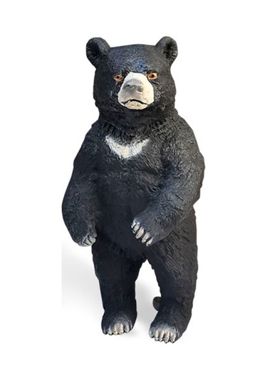 Homyl 4x Siyah Ayı Heykelcik Zanaat Masa Heykelleri Rustik Dekor Çok