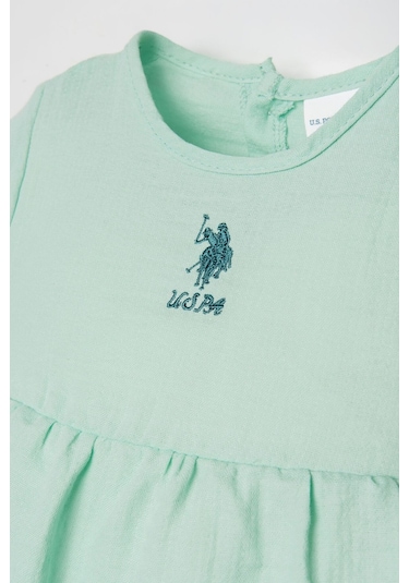 U.S. Polo Assn. U.s Polo Assn. Kız Bebek Yeşil Elbise 5274-50232 Yeşil