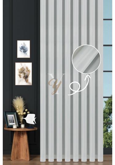 Güneşlik Perde V-beyaz Beyaz