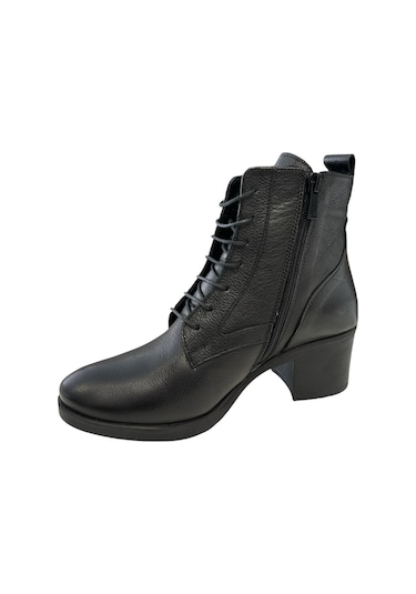 Castle Black Yldz-92159-1 Kadın Hakiki Deri Klasik Bot Siyah Siyah