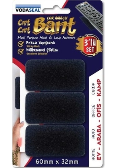 Vodaseal Çok Amaçlı Cırt Bant 3'Lü