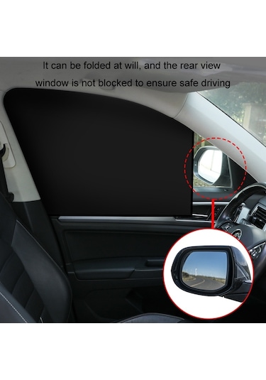 Sones Isı Yalıtımlı Opak Vinil Kaplamalı Manyetik Araba Perdeleri, Stil: Titanyum Gümüş Ana Sürücü