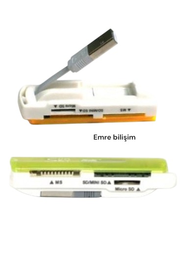 Usb Kart Okuyucu Çok Luhafıza Kart Okuyucu 480mbps Ye Kader 2 ,0 Aktarım Hızı Usb 1 Adet