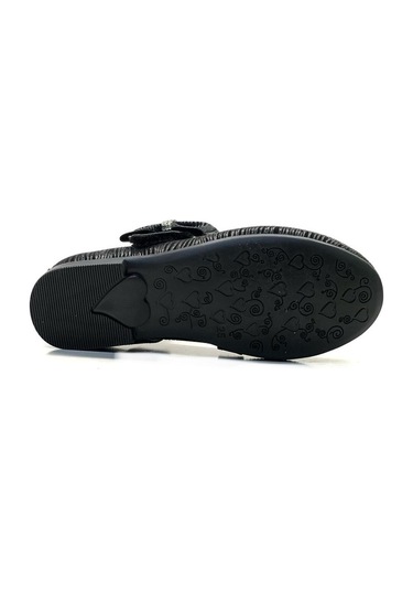 Tuğba Ortopedi 2226-2 Kız Çocuk Babet Siyah