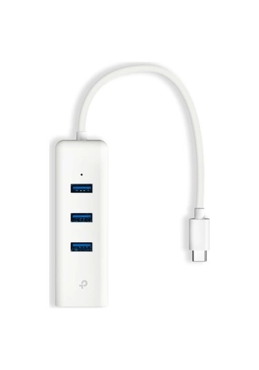 Tp-lınk Ue330c Usb Type-c 3-port Hub Ve Gigabit Ethernet Adaptörü