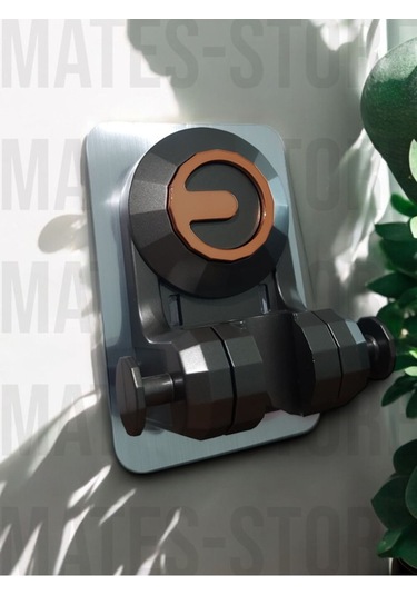 Lüks Duş Başlığı Askısı Yapışkanlımafsal Gri Gri