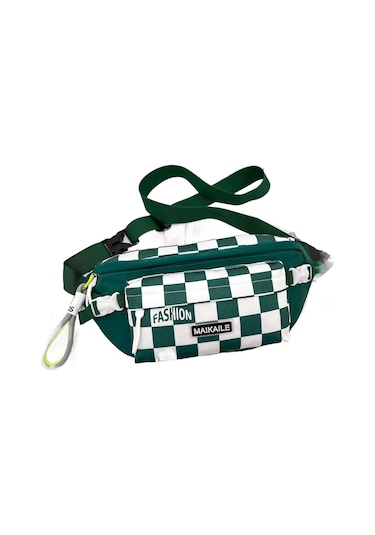 Magiceham Erkek Ve Kadın Omuz Çantası Bel Çantası Postacı Çantası Beyaz