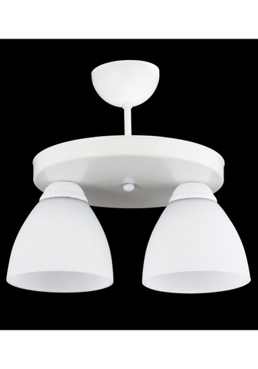 Tekli Yuvarlak Beyaz Spor Model Modern Avize İ