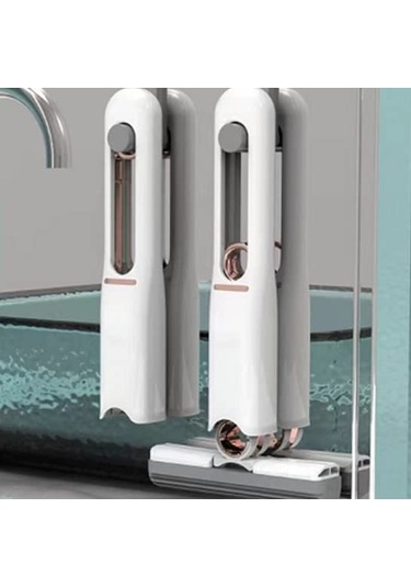 Springsun Pratik Kendinden Sıkmalı Mini Paspas - Islak Ve Kuru Kullanım İçin Süper Emici Ev & Araç Temizlik Aparatı