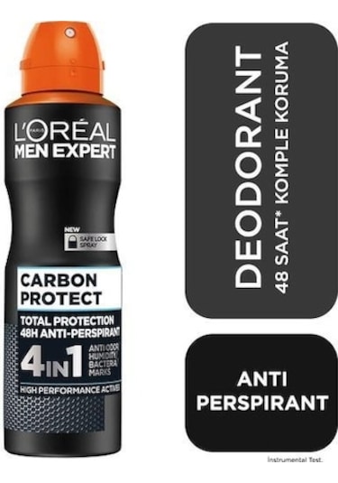 L'Oreal Paris Men Expert Carbon Protect 4 in 1 Erkek Deodorant 150 ML