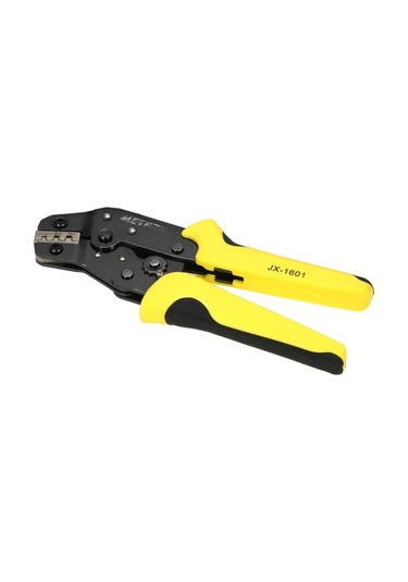 Fortunelane Profesyonel Ratchetlı Tel Presi - Ergonomik, Kolay Kullanım - 0.1-1.0mm² 28-18 Awg - Mühendislik Ve Elektronik Presl Gri